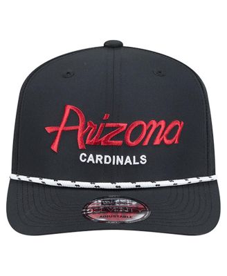 Men's Black Arizona Cardinals Script 9SEVENTY Adjustable Hat