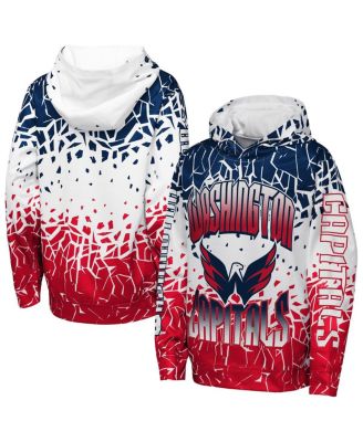 Outerstuff - Big Boys and Girls Navy Washington Capitals Frozen Frenzy Hoodie