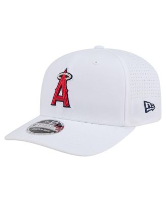 New Era - Men's White Los Angeles Angels COOLERA 9SEVENTY Adjustable Hat