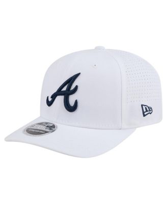 New Era - Men's White Atlanta Braves COOLERA 9SEVENTY Adjustable Hat