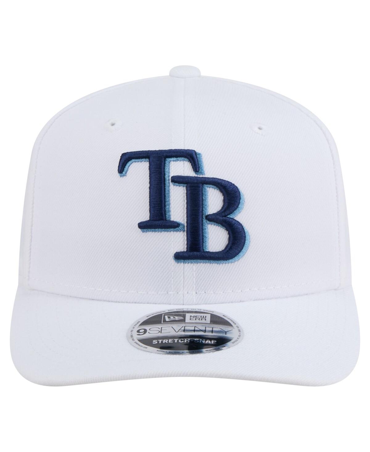 New Era Men's White Tampa Bay Rays Coolera 9seventy Adjustable Hat In White