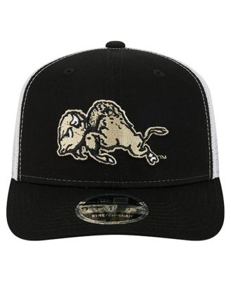 Men's Black Colorado Buffaloes Team 9SEVENTY COOLERA Trucker Adjustable Hat