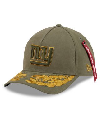 New Era - Men's Olive New York Giants A-Frame 9FORTY Adjustable Hat