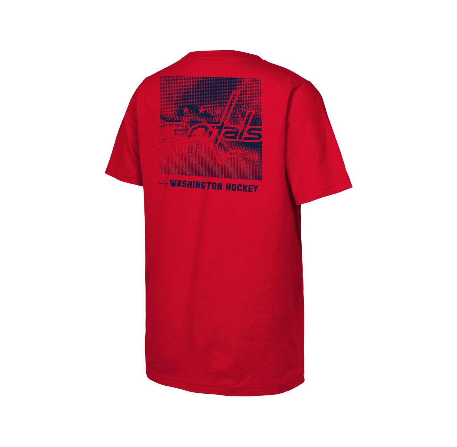 Big Boys and Girls Red Washington Capitals Atmosphere T-Shirt