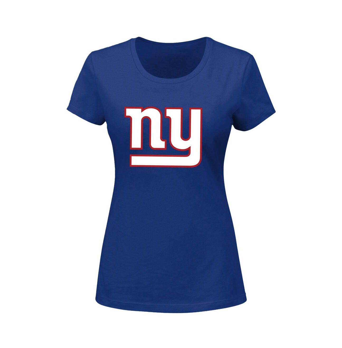 Женская футболка Fanatics Cam Skattebo Royal New York Giants Plus Size Name & Number Scoop Neck — фото 3
