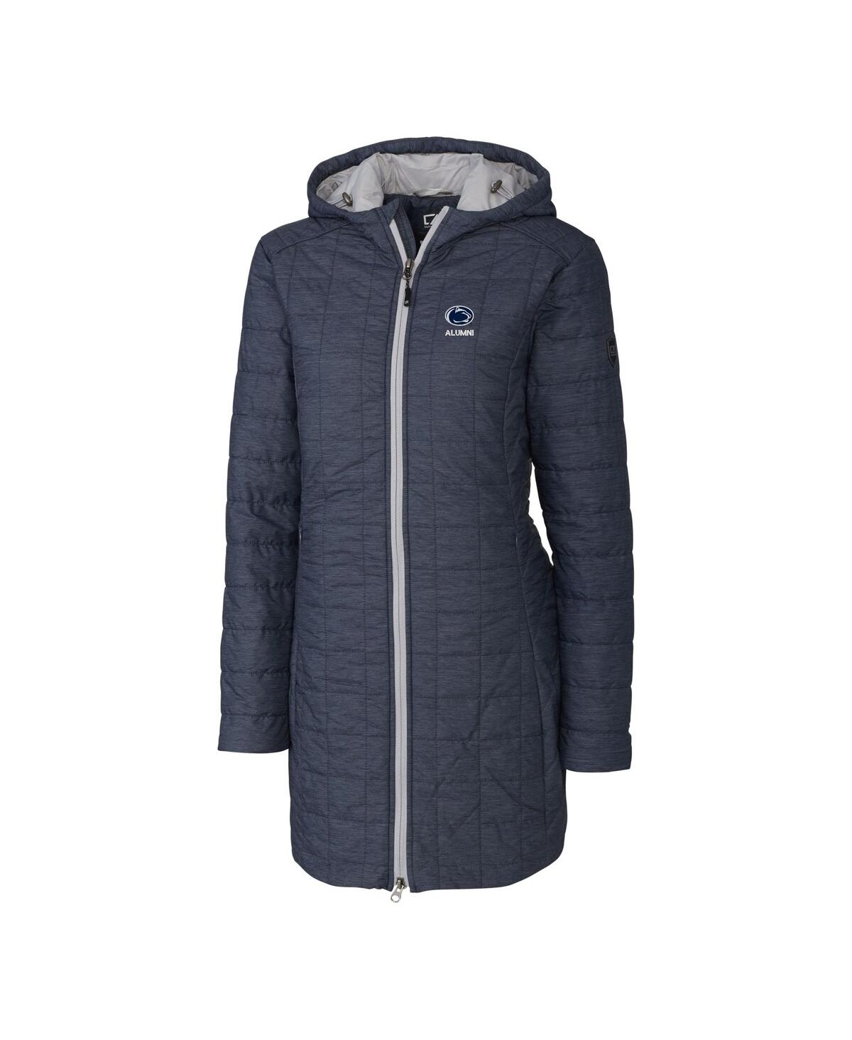 Cutter & Buck Women's Navy Penn State Nittany Lions Alumni Rainier PrimaLoft Eco Insulated Hooded Jacket