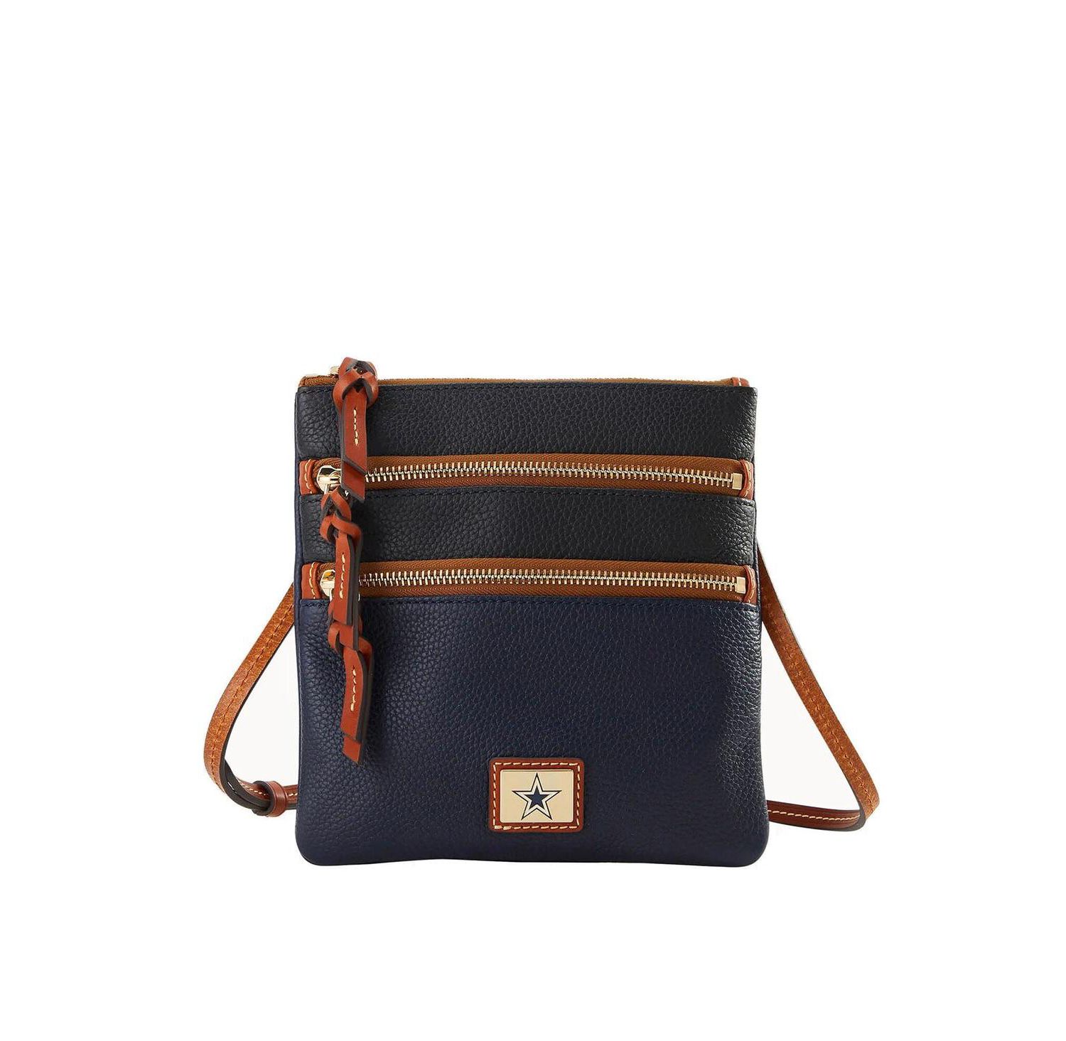 Dallas Cowboys Team Logo Halftime Triple Zip Crossbody Bag