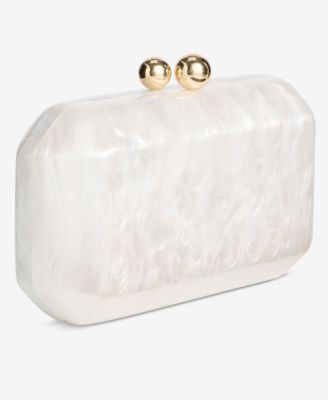 Acrylic Swirl Minaudiere Clutch, Macy's Exclusive