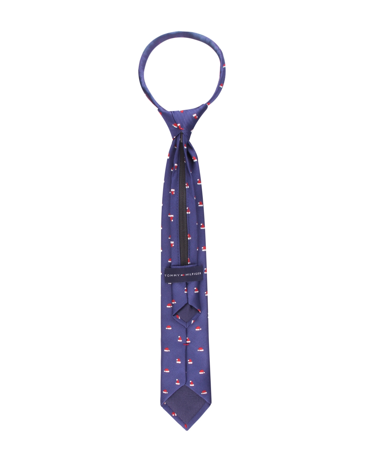 Tommy Hilfiger Boys Santa Hat Pattern Zipper Tie