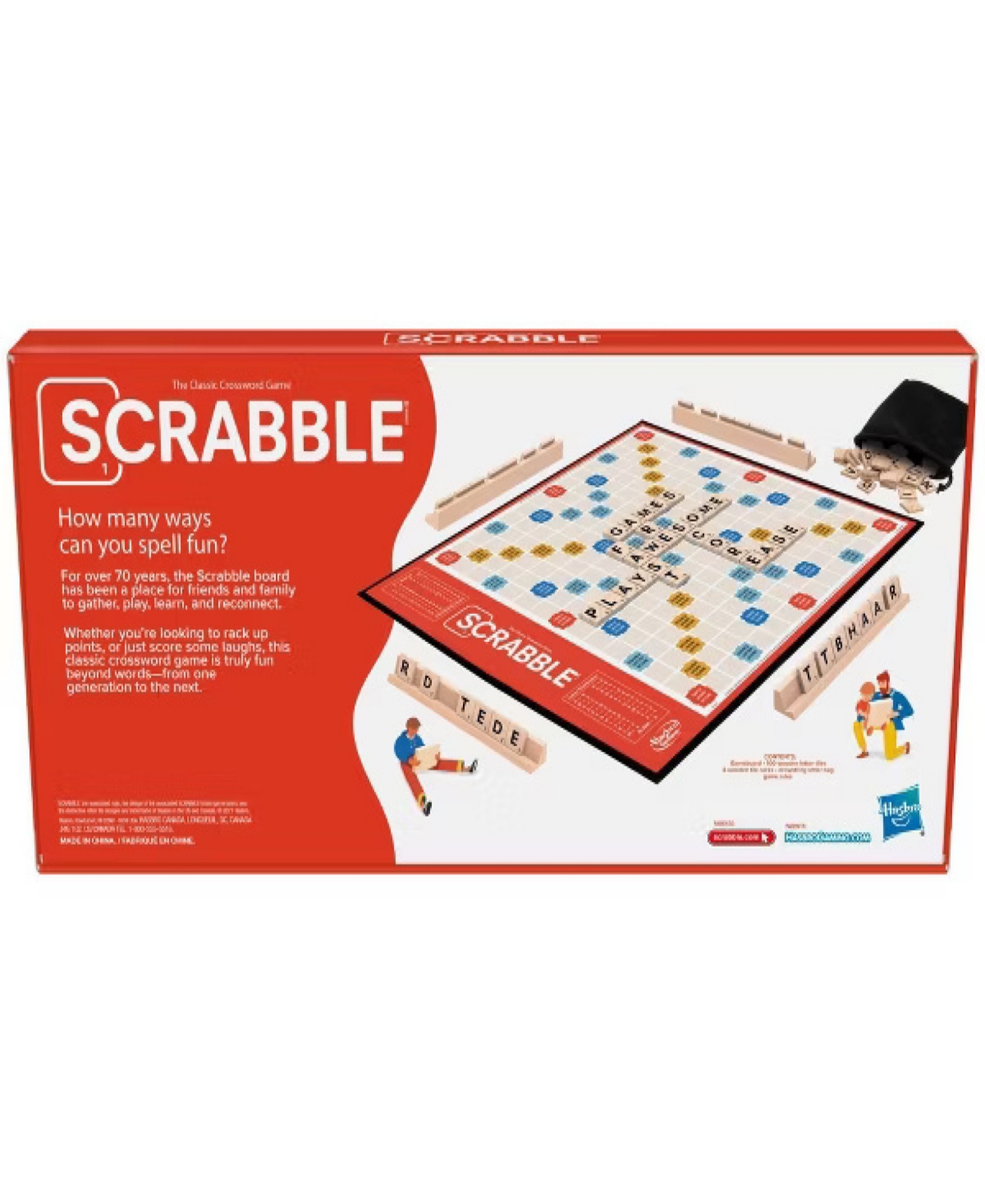 Hasbro Gaming Scrabble Classic Board Game In Multi