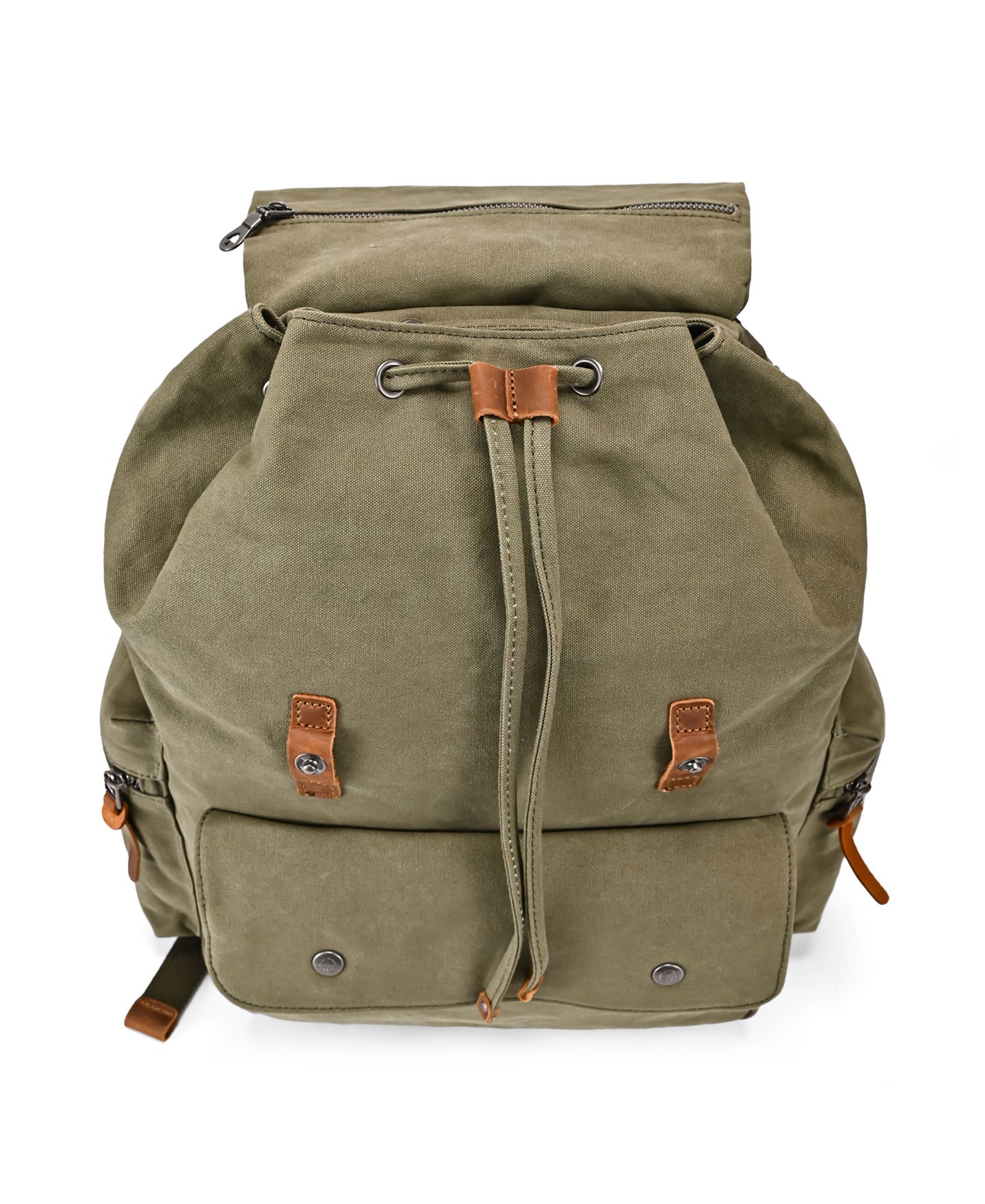 Рюкзак TSD BRAND Coast Ranch Drawstring, цвет: Оливковый — фото 4