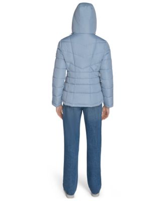 Women's Stand Collar Lined Puffer Jacket