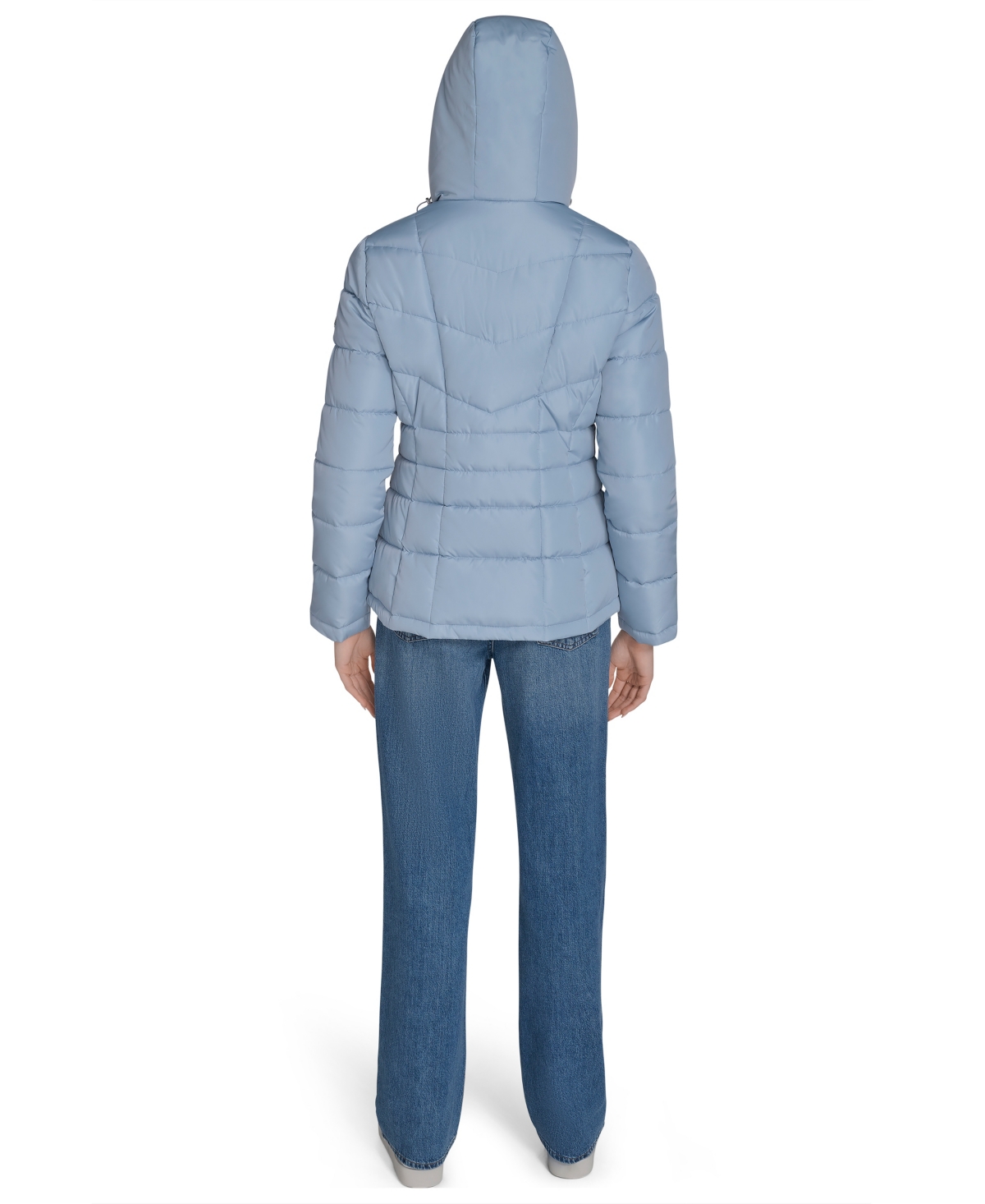 Calvin Klein Women's Stand Collar Lined Puffer Jacket