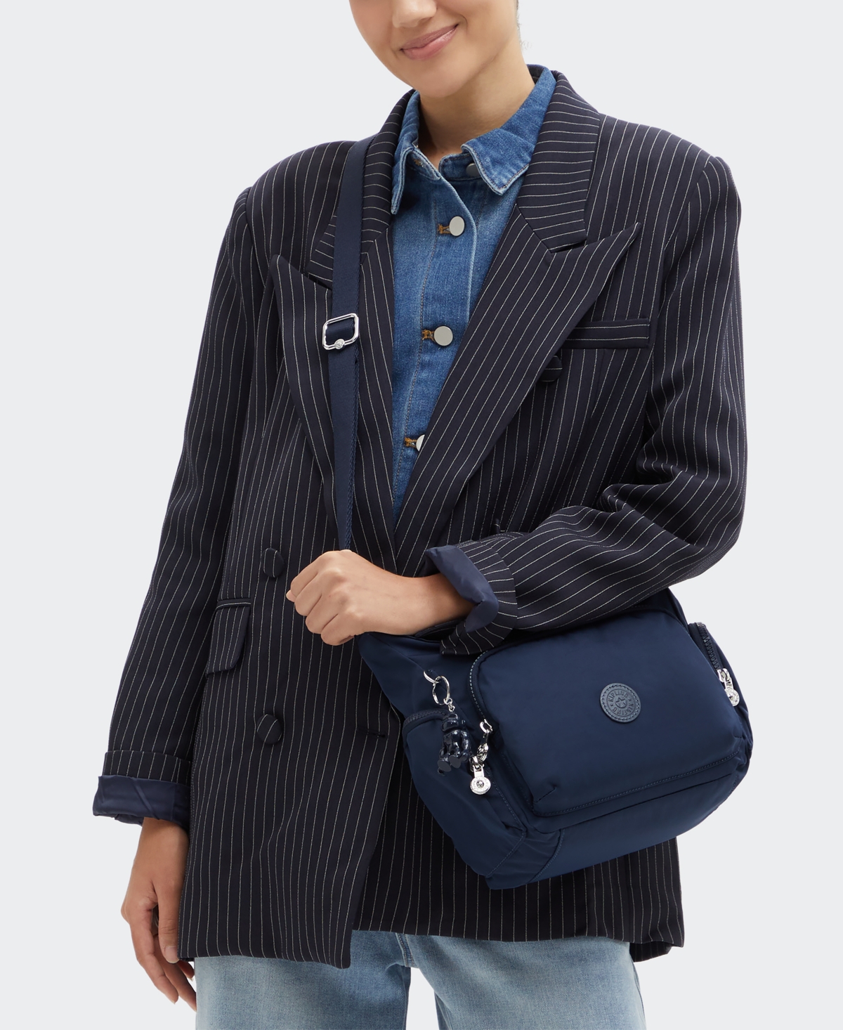 Kipling Gabbie Medium Crossbody Bag In Blue