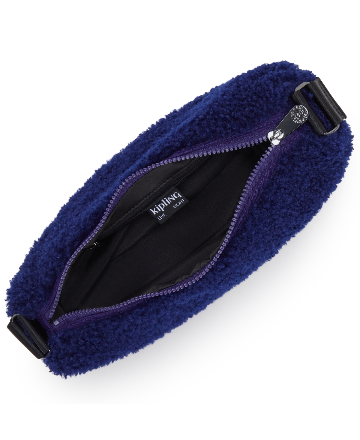 Kipling Julisa Large Crescent Crossbody Bag In Blue