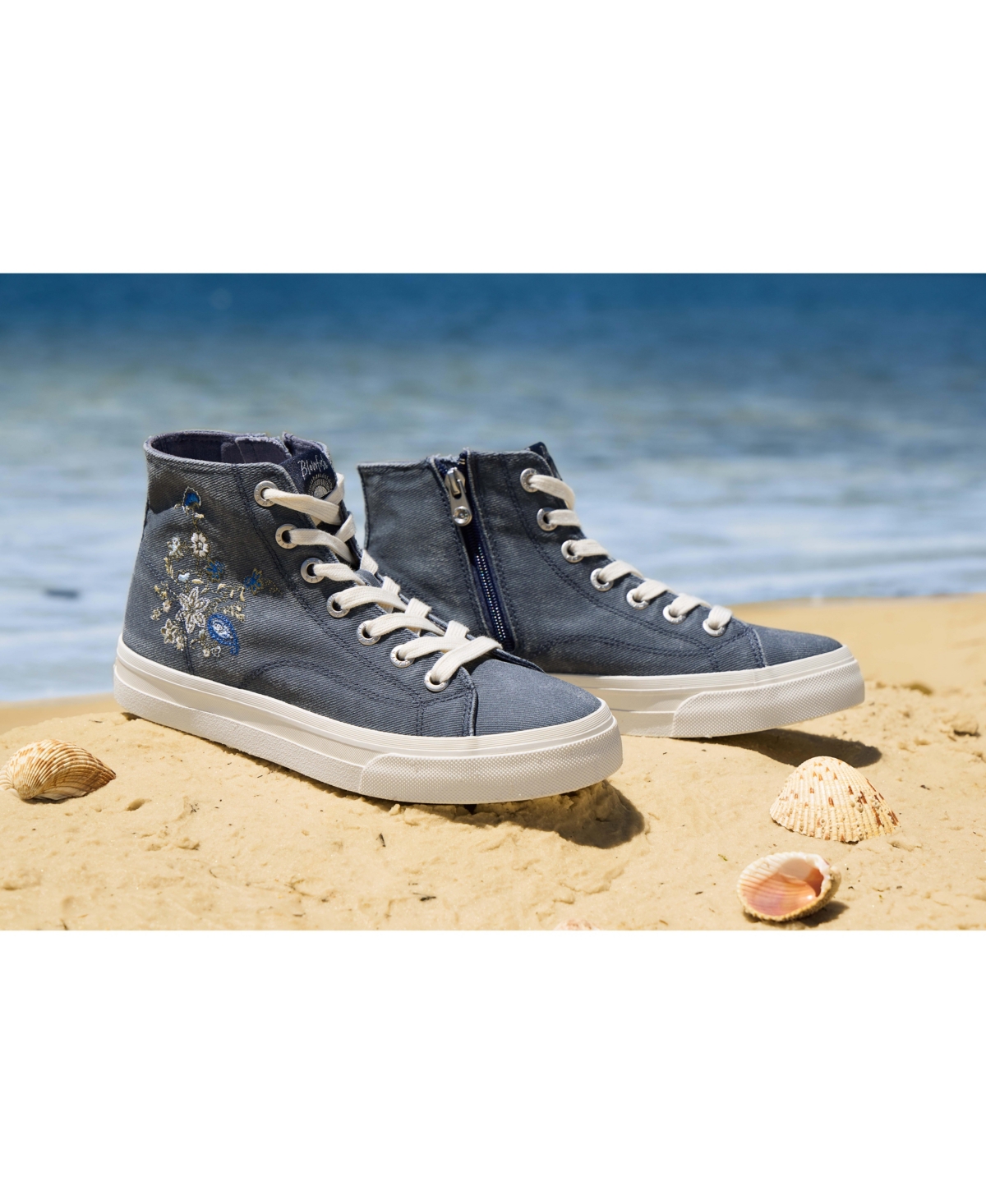 Blowfish Malibu Women's Catch Sun High Top Zip Platform Sneakers