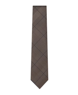 Men's Harvey Glen Plaid Striped Tie