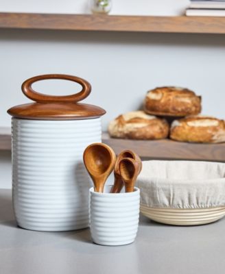 Breaking Bread Measuring Spoons with Canister