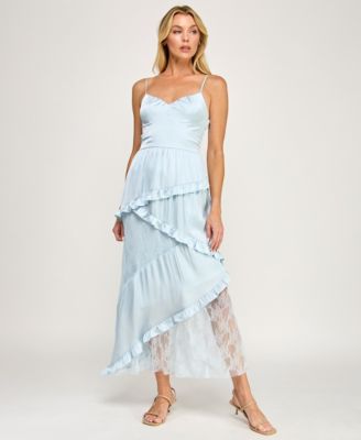 Juniors' Sleeveless Maxi Dress