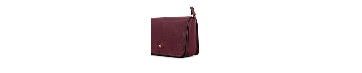 Radley London Maldon Mews Small Flapover Crossbody Bag In Burgundy