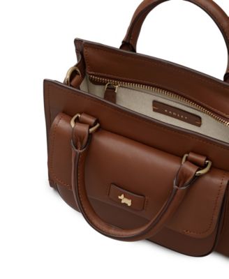 Talbot Way Small Smooth Leather Ziptop Grab Bag