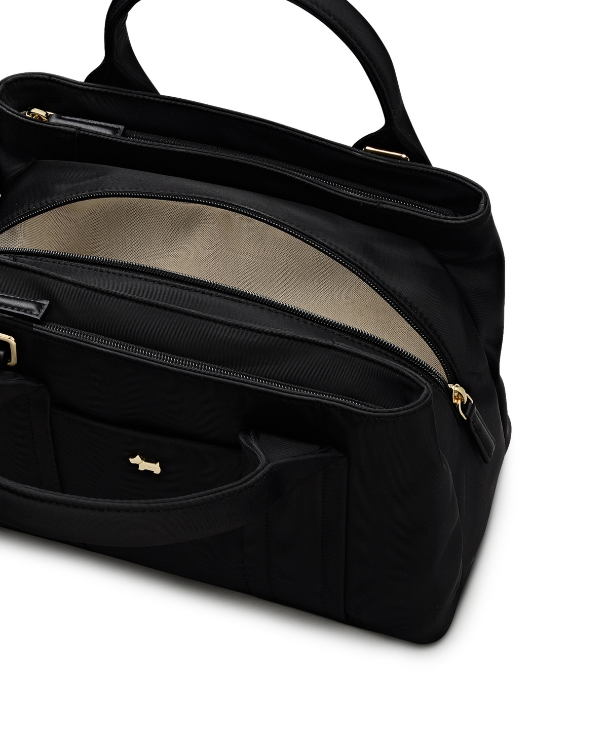 Radley London Grove Close Responsible Medium Zip Top Grab Handbag In Black