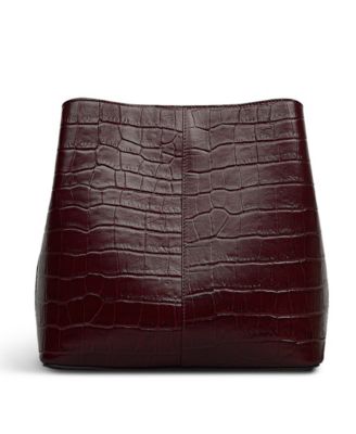 Dukes Place Faux Croc Small Compartment Crossbody Bag