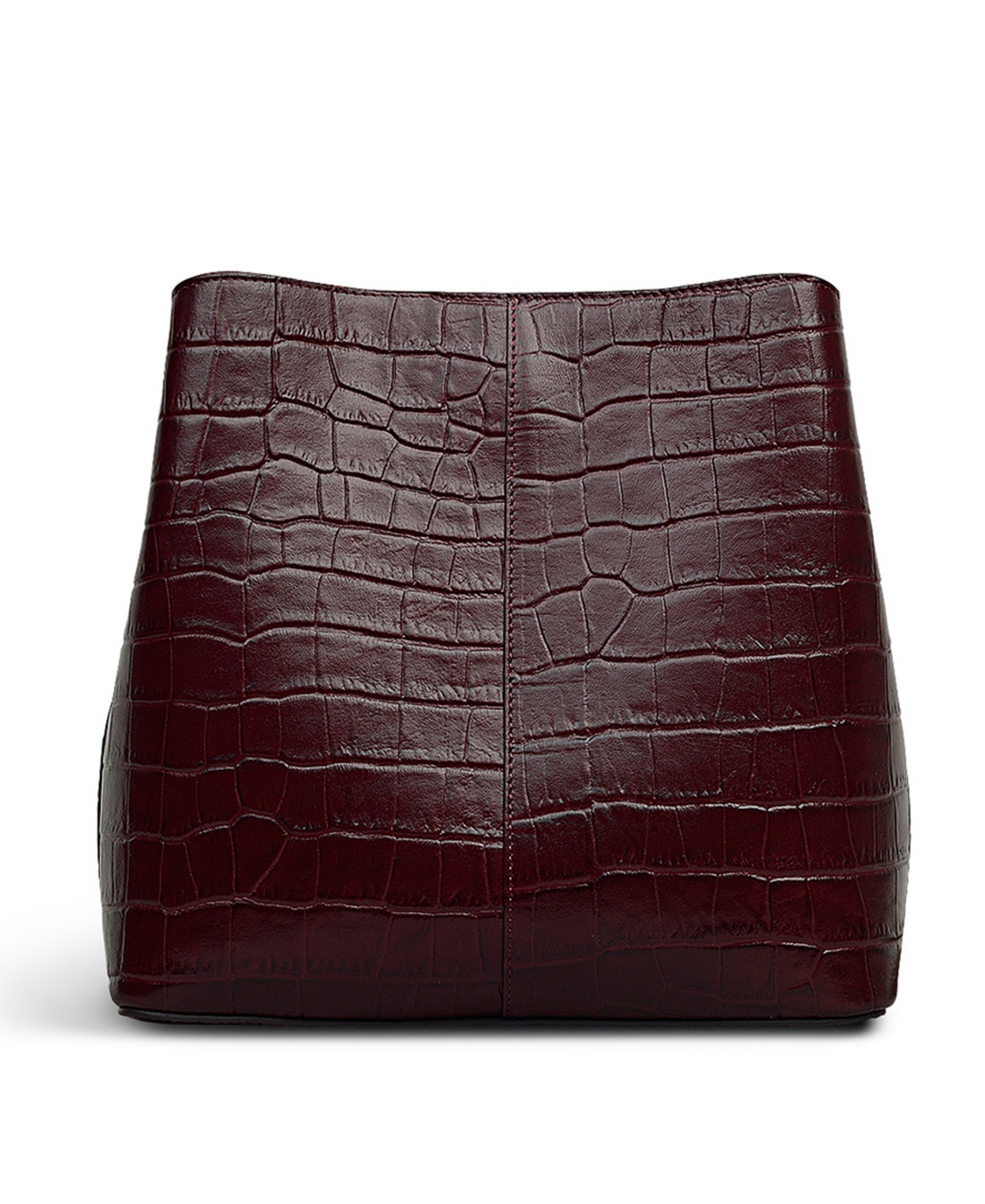 Radley London Dukes Place Faux Croc Small Compartment Crossbody Bag In Burgundy