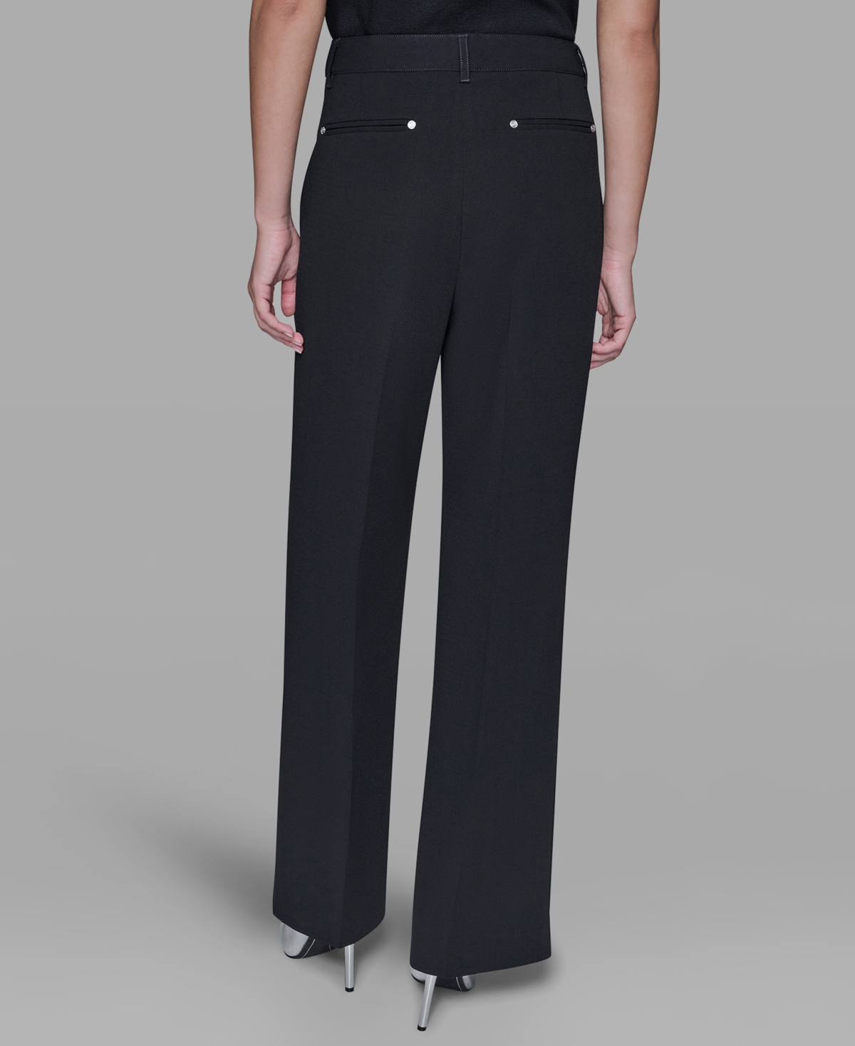 Karl Lagerfeld Paris Petite Ankle Pants