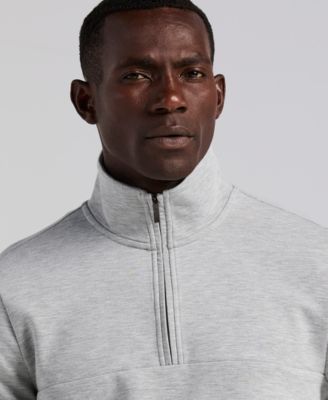 Men's Neoprene Quarter-Zip Long-Sleeve Sweater