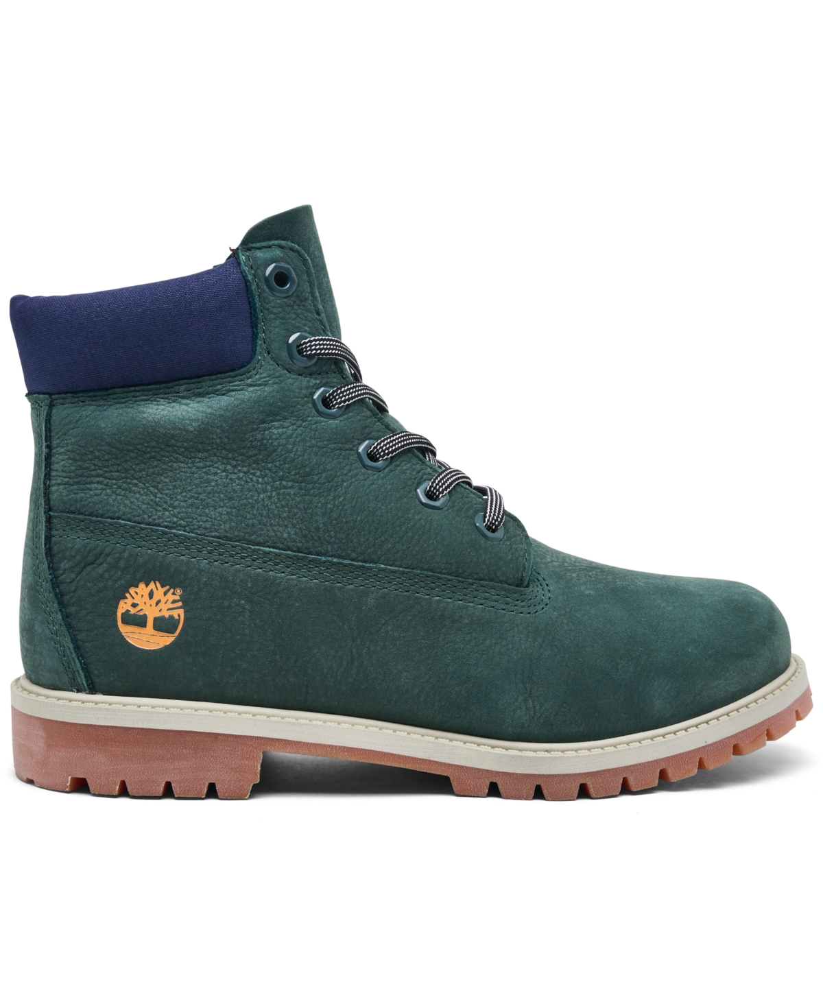 Timberland Big Kids 6 Inch Premium Waterproof Boots From Finish Line In Green