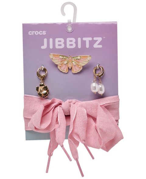 Аксессуары Crocs Jibbitz Laces and Butterfly Charms Kit, цвет: Разноцветный