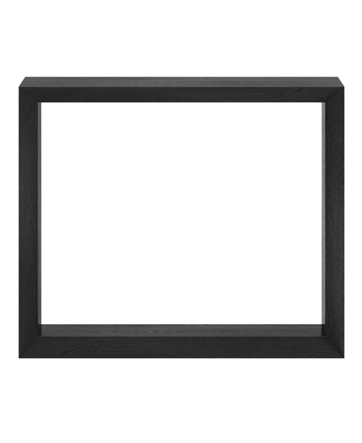 Hudson & Canal Osmond 36" Wood Wide Rectangular Console Table In Black