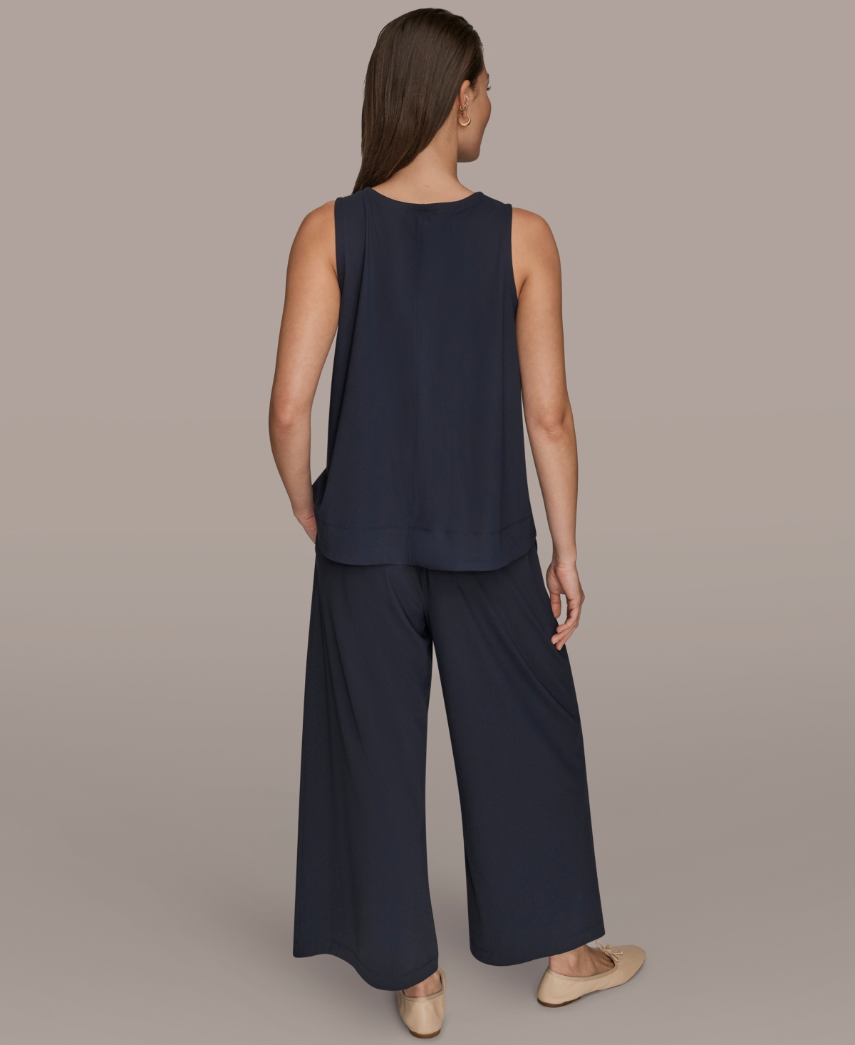 Donna Karan Weekend Women's Pull-on Top In Blue