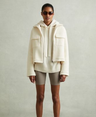 Women's Les 100 Ciels Textured Wool Jacket