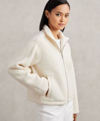 Women's Darrion Wool Felted Funnel-Neck Jacket