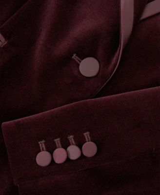 Women's Elia Velvet Single-Breasted Suit Blazer