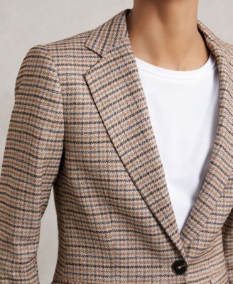 Women's River Check Single-Breasted Blazer