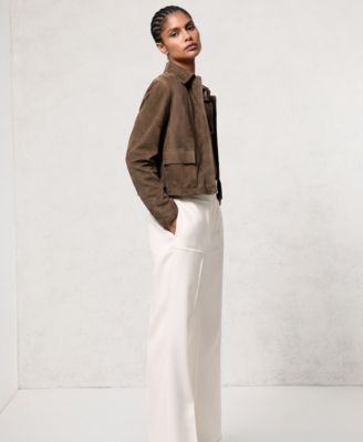 Women's Drew Cropped Suede Jacket