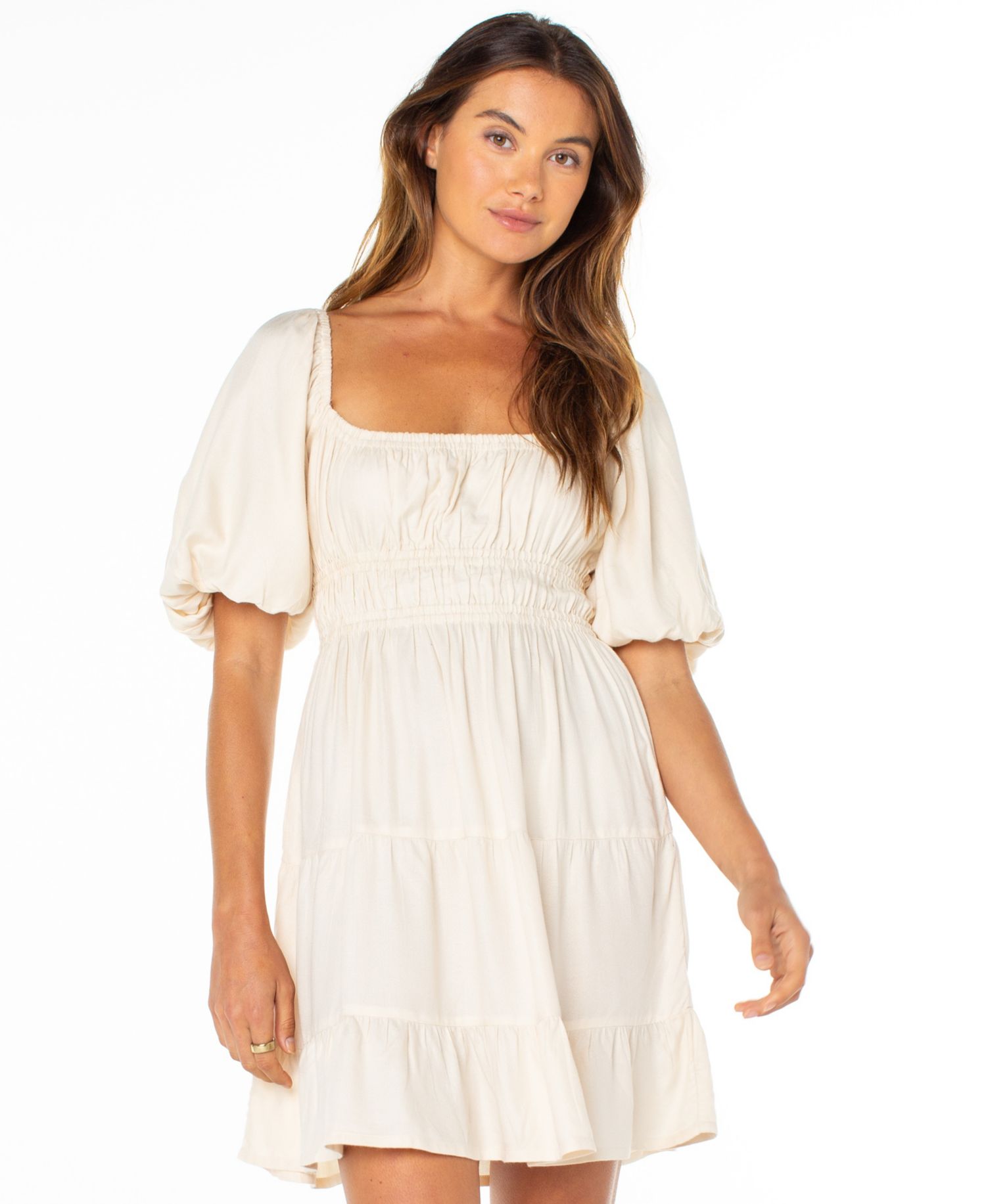 Women's Sunset Oasis Square Neck Dress