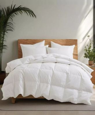 Unikome Cotton Fabric All Season Goose Feather Down Comforter