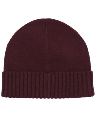 Crest Knit Beanie Hat