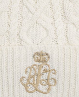 Cable with Direct Embroidery Hat