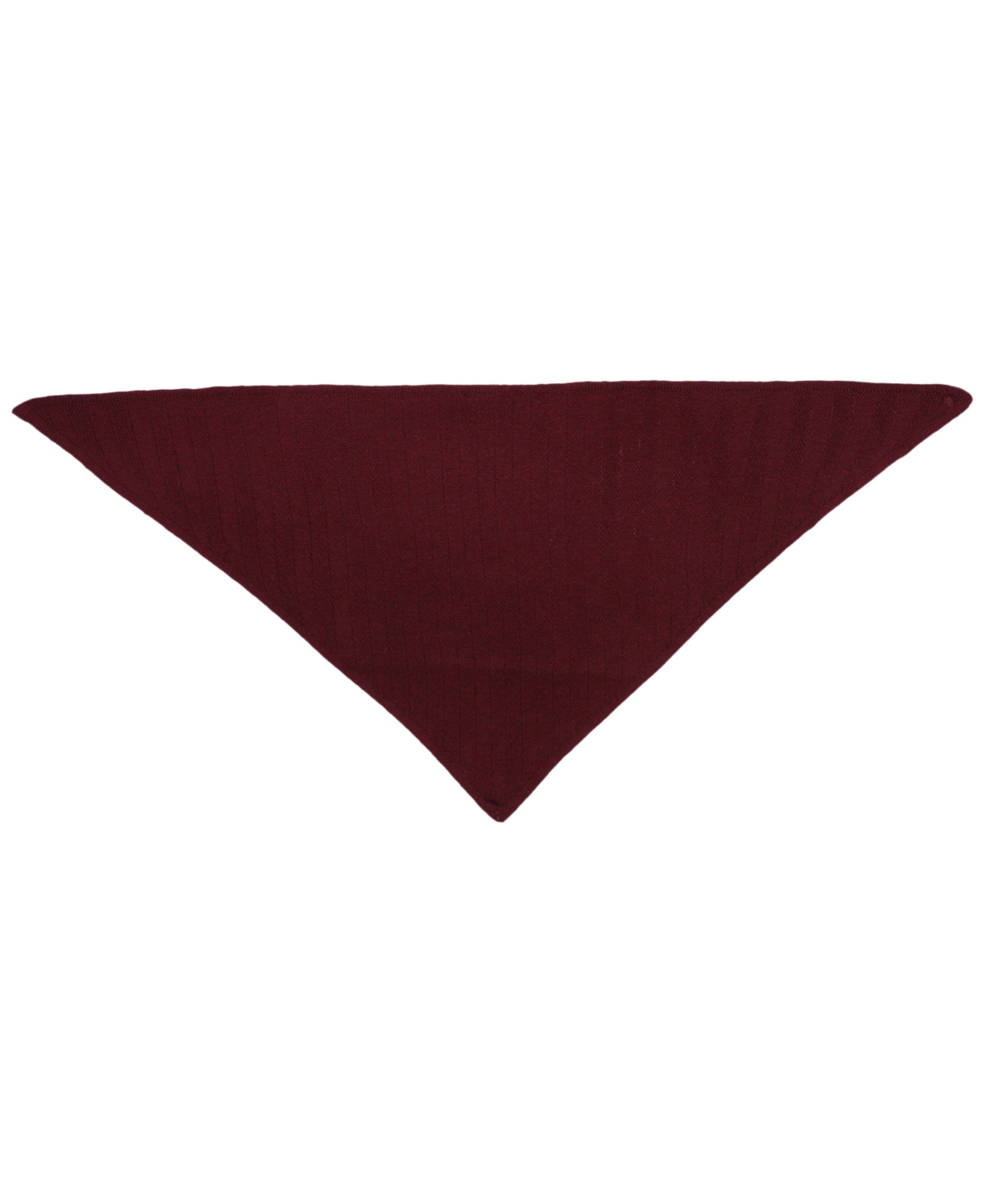 Ralph Lauren Chevron Knit Neckerchief Scarf In Burgundy