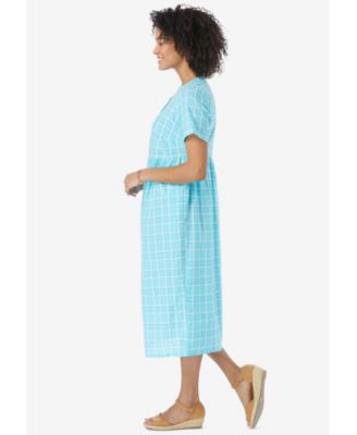 Women's Within Short-Sleeve Seersucker Dress