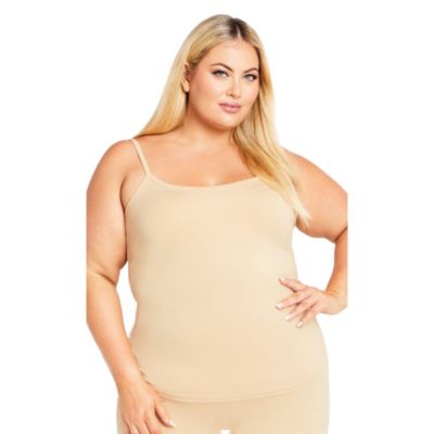 Women's Plus Size Essential Cotton Knit Cami