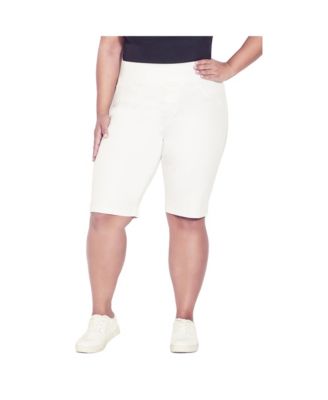 Women's Plus Size Butter Denim Pull On Short