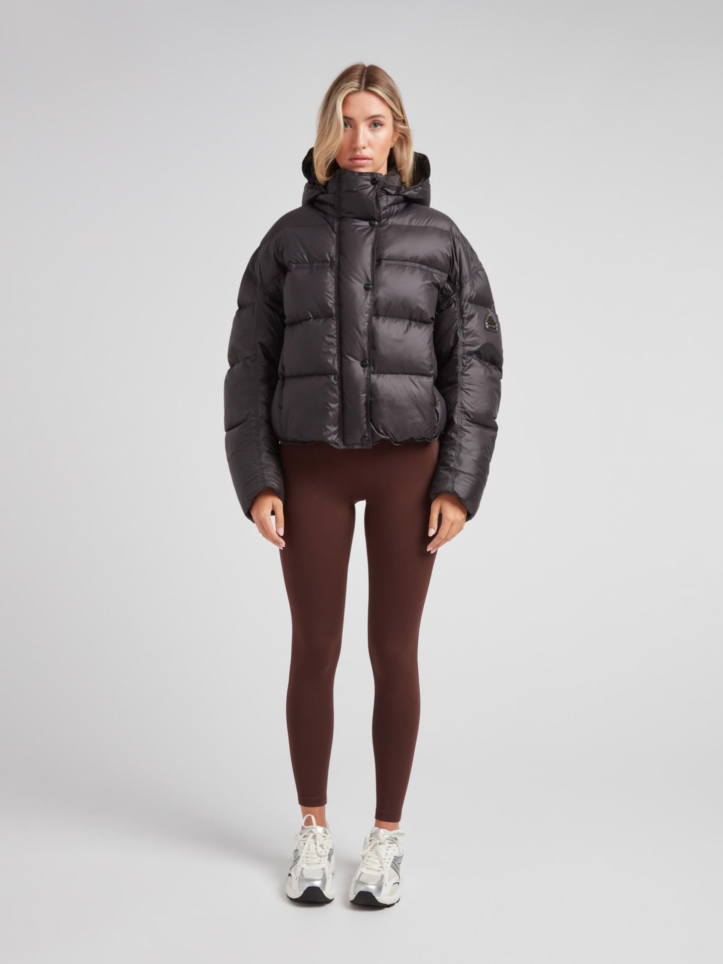 Женская куртка JACK1T Cloud Boss Hooded Puffer, цвет: Чёрный — фото 4