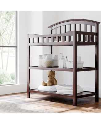 Changing Table with Water-Resistant Changing Pad (Espresso)