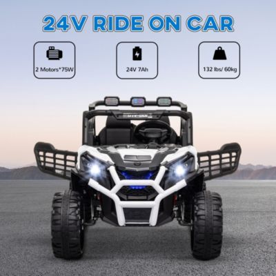 2 Seater 24V Electric Car for Kids with Remote Control,